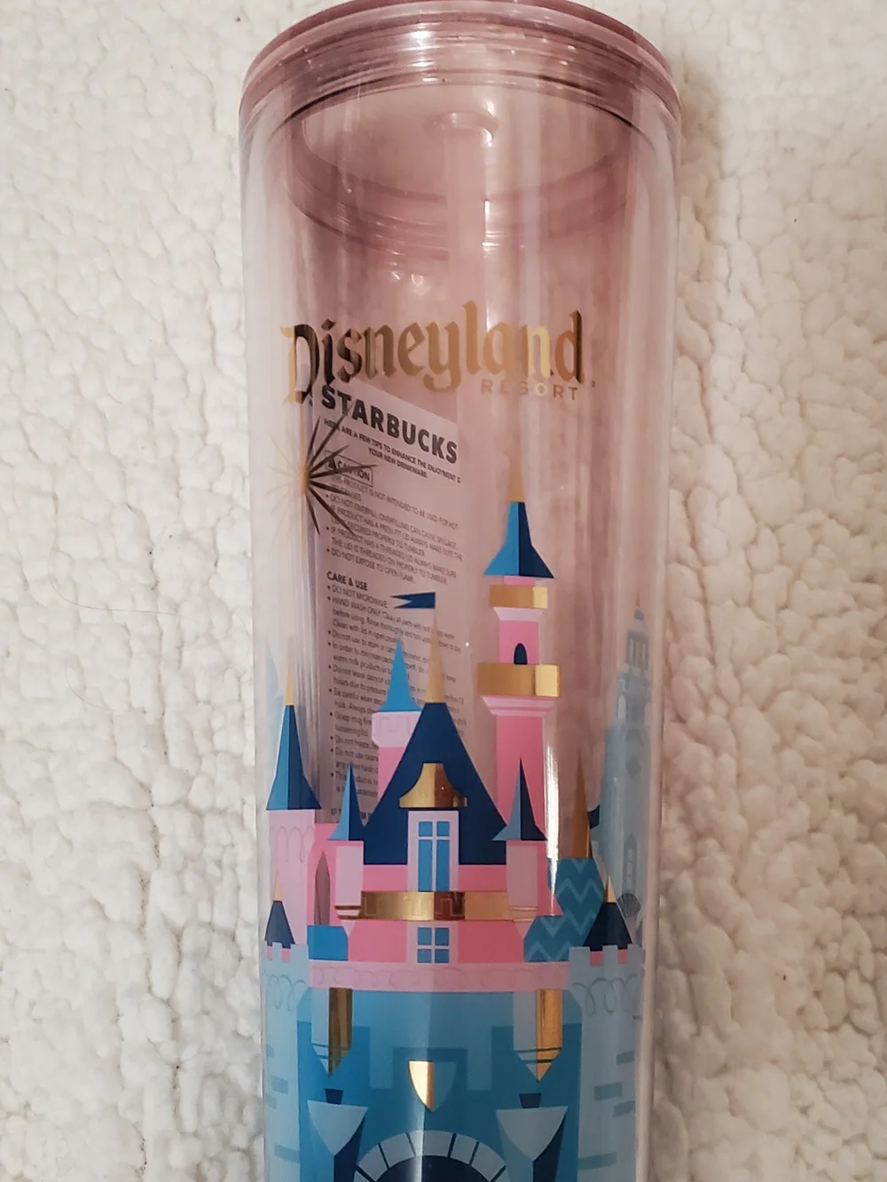 Disneyland Starbucks Sleeping Beauty Castle Tumbler